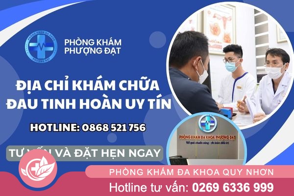 Địa chỉ khám chữa đau tinh hoàn ở Huyện Phù Cát an toàn và uy tín