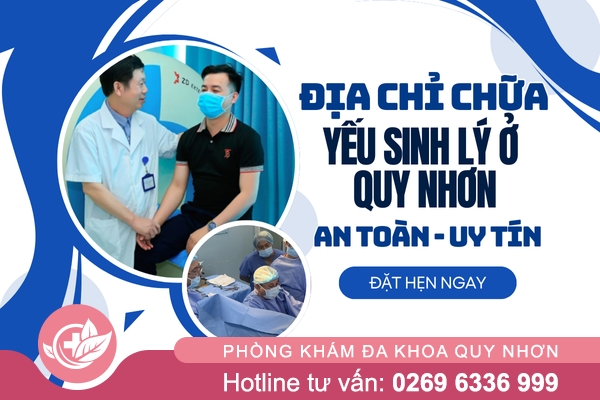 Địa chỉ chữa yếu sinh lý ở Quy Nhơn: khôi phục bản lĩnh phái mạnh