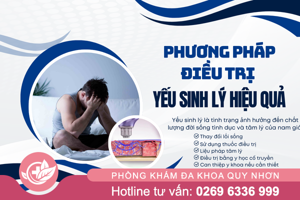 Các phương pháp điều trị yếu sinh lí hiệu quả