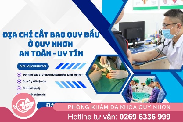 Địa chỉ cắt bao quy đầu ở Huyện Tây Sơn an toàn và uy tín