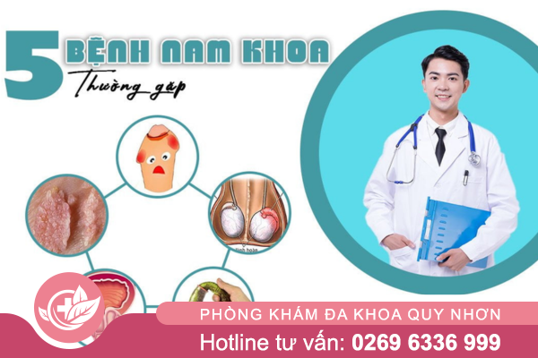 5 bệnh nam khoa thường gặp ở nam giới