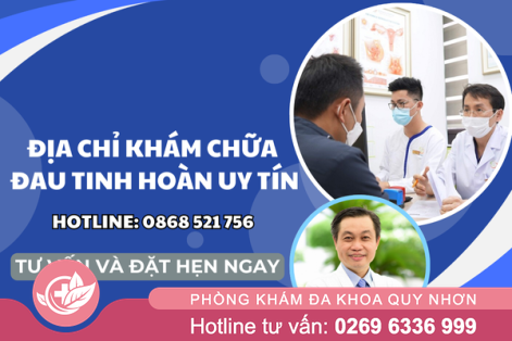 Địa chỉ khám chữa đau tinh hoàn ở Thị xã Sông Cầu an toàn và uy tín