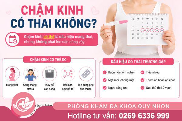 Trễ kinh có thai hay do bệnh lý?