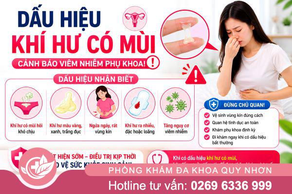 Khí hư có mùi – Triệu chứng viêm nhiễm phụ khoa thường gặp