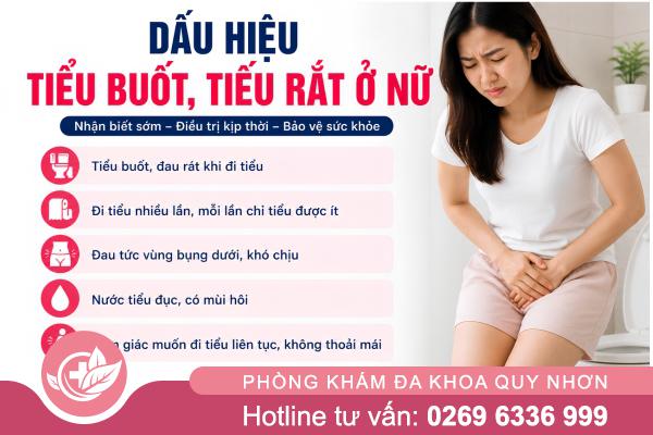 Tiểu buốt, tiểu rắt ở nữ do đâu? Làm sao để điều trị?