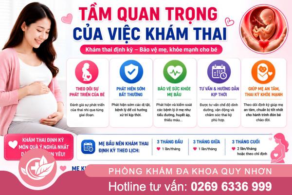 Địa chỉ khám thai Quy Nhơn ở đâu tốt và uy tín?