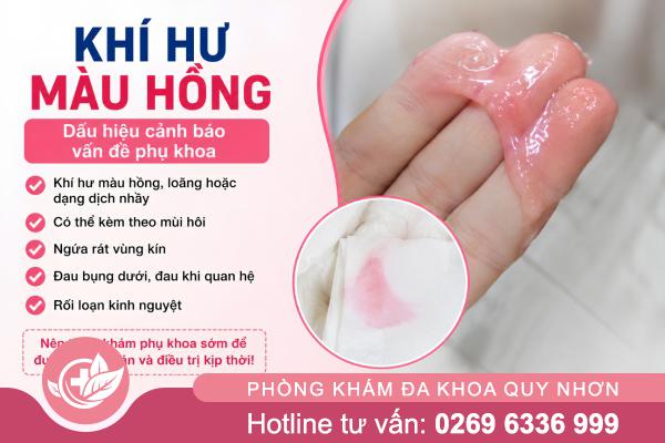 Khí hư có màu hồng ngoài kỳ kinh nguyệt có đáng lo?