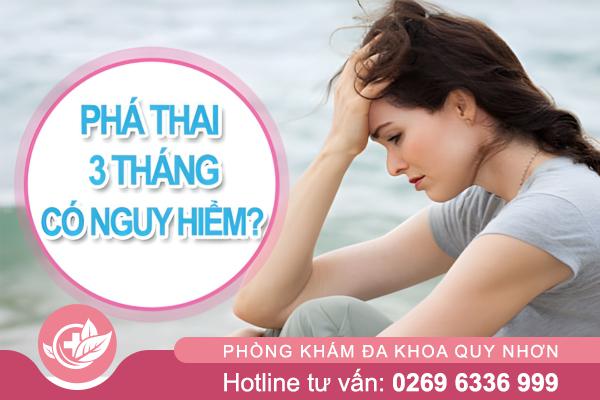 Phá thai 3 tháng được không? Có nguy hiểm không?