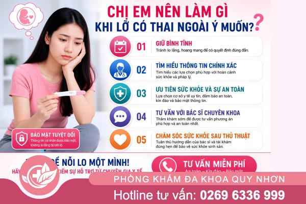 Mang thai ngoài ý muốn: Những lựa chọn an toàn cho chị em