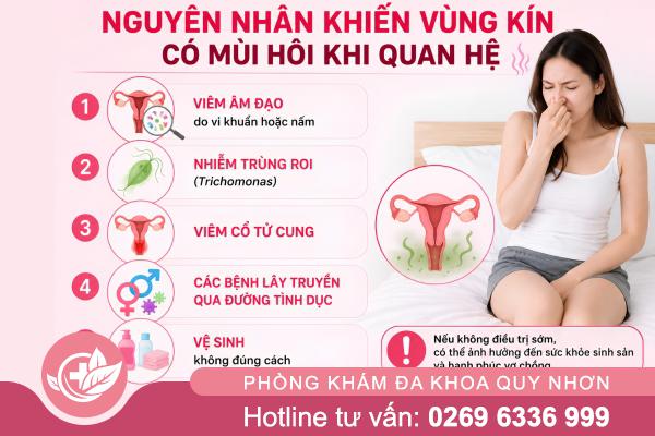 Cảnh Báo: Quan Hệ Vùng Kín Có Mùi Hôi Có Thể Là Bệnh Phụ Khoa
