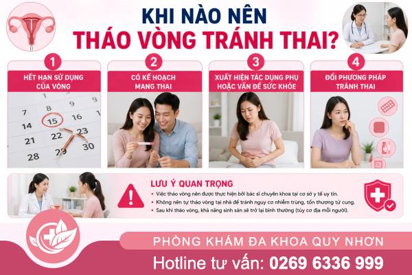 Tháo vòng tránh thai: Khi nào và cách thực hiện đúng