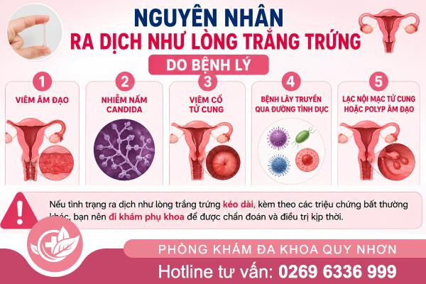 Ra dịch như lòng trắng trứng có bình thường không? Giải thích từ chuyên gia